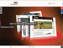 Tablet Screenshot of mscreativos.com